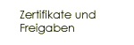 Zertifikate und Freigaben